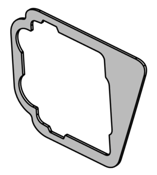 Türgriffgummi PLUS, selbstklebend, links