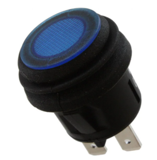 Druckschalter SPST-Schließer Standard Panelmontage, einrastend