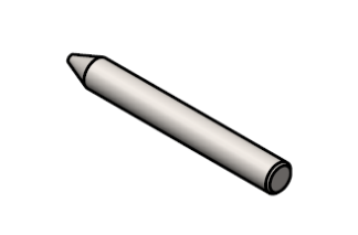 Scharnierbolzen, 6x50