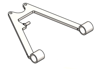 Querlenker vorne V3 links Plus