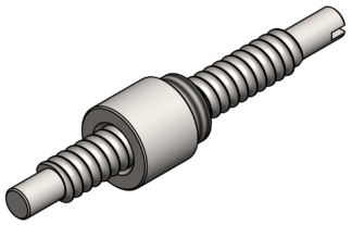Kugelgewindetrieb 14x4 L=131.5mm