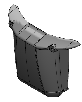 Frontverschalung zu PLUS V2020 Anthrazit Grau RAL 7016