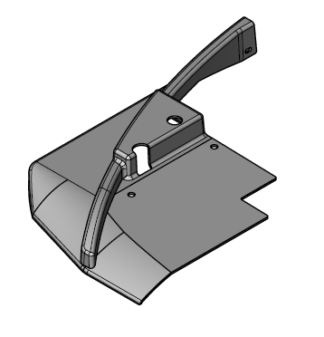 Flügel rechts zu PLUS V2020, Anthrazit Grau RAL 7016