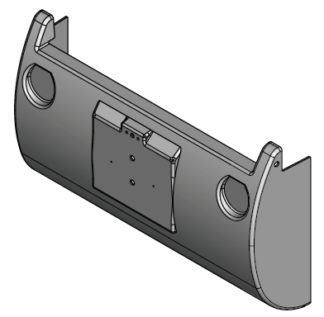Motorabdeckung PLUS II, Anthrazit Grau RAL 7016