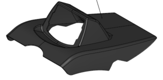 Anzeigeverkleidung PLUS V2020, schwarz