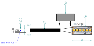 Kabel_XC1B zu LED-Stripes zu Plus 2.4