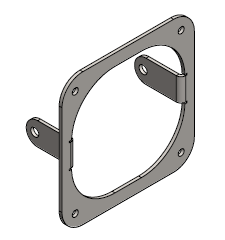 Halteblech Scheinwerfer PLUS II