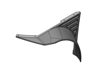 Kotflügel vorne links PLUS II, Anthrazit Grau RAL 7016